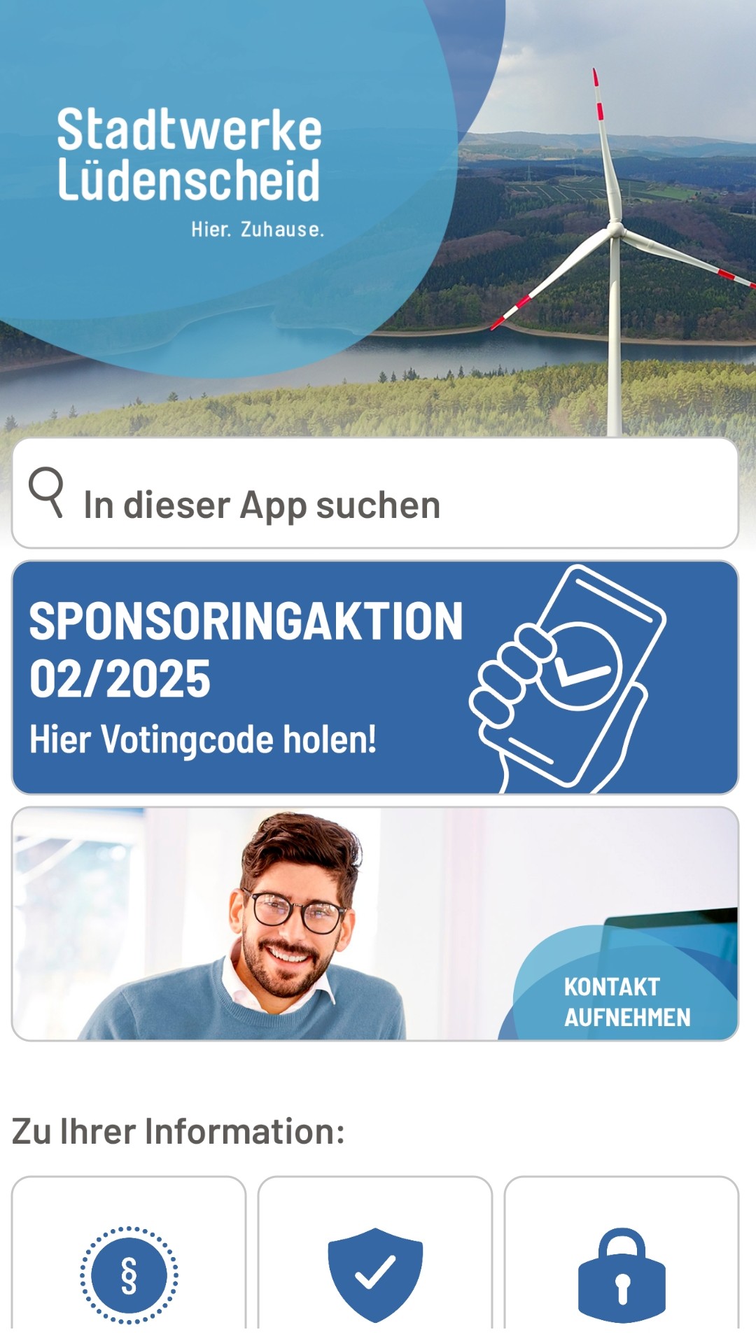 App Stadtwerke Lüdenscheid